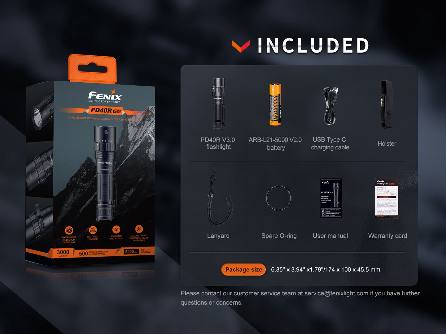 PD40R Torch V3.0 (3,000 lumens)