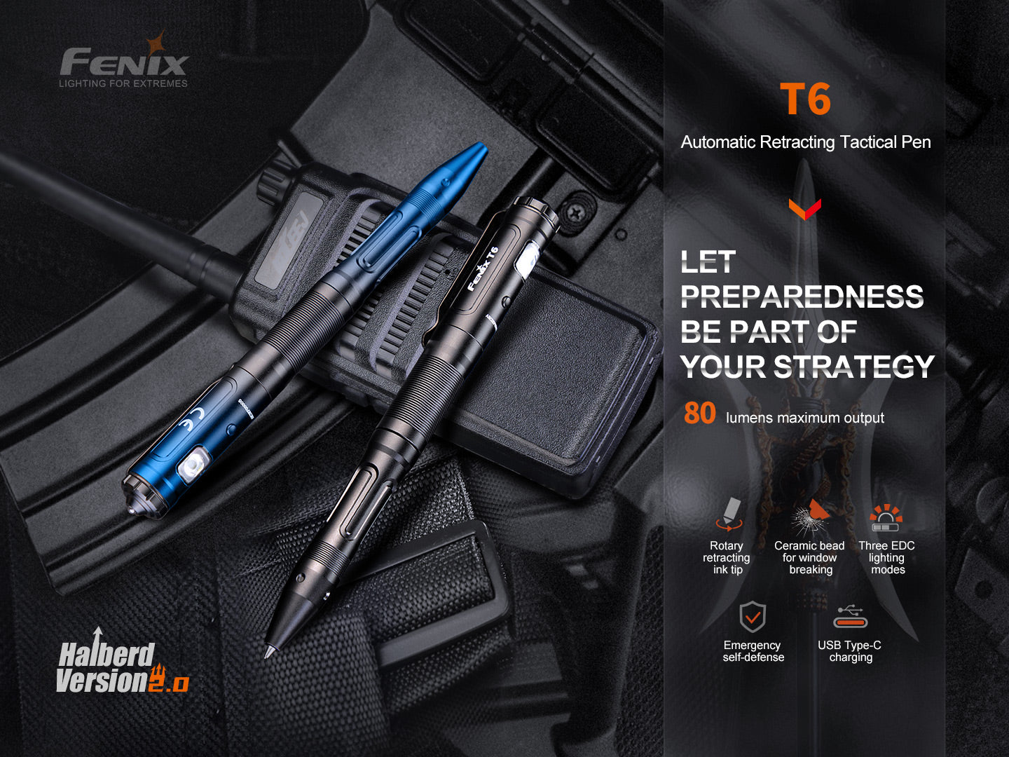T6 Tactical Penlight (80 lumens)