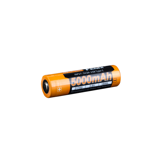 Rechargeable Battery 21700 5000mAh Type-C USB