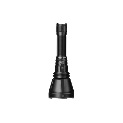 Black Fenix HT18R V2.0 Flashlight on a white background