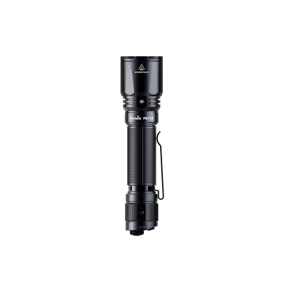 Black Fenix TK11R Torch on a white background