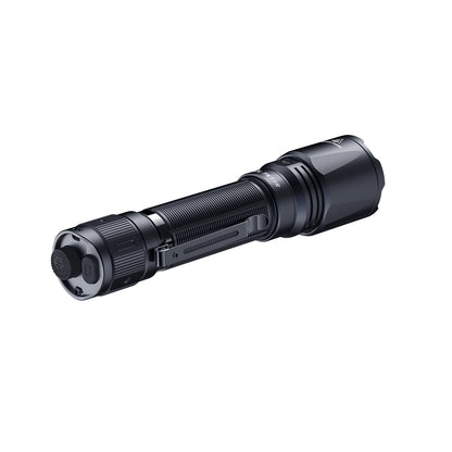 Black Fenix TK11R Torch on a white background