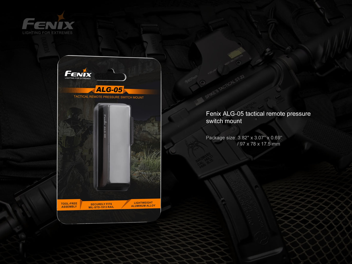 ALG-05 Tactical remote pressure switch mount