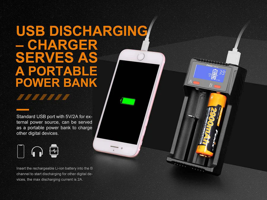 D2 Battery Charger - 2 slots