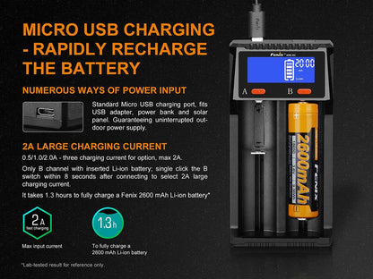 D2 Battery Charger - 2 slots
