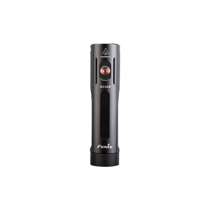 Black Fenix BC26R Bike Light on a white background