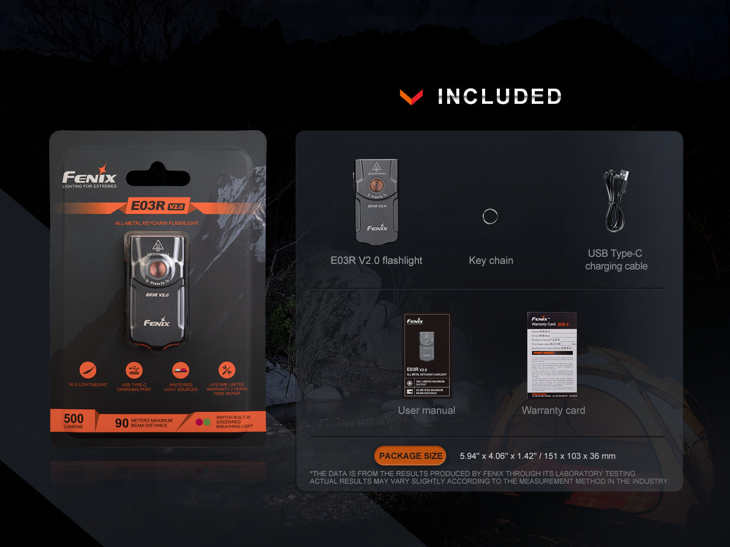 E03R Torch (500 lumens)