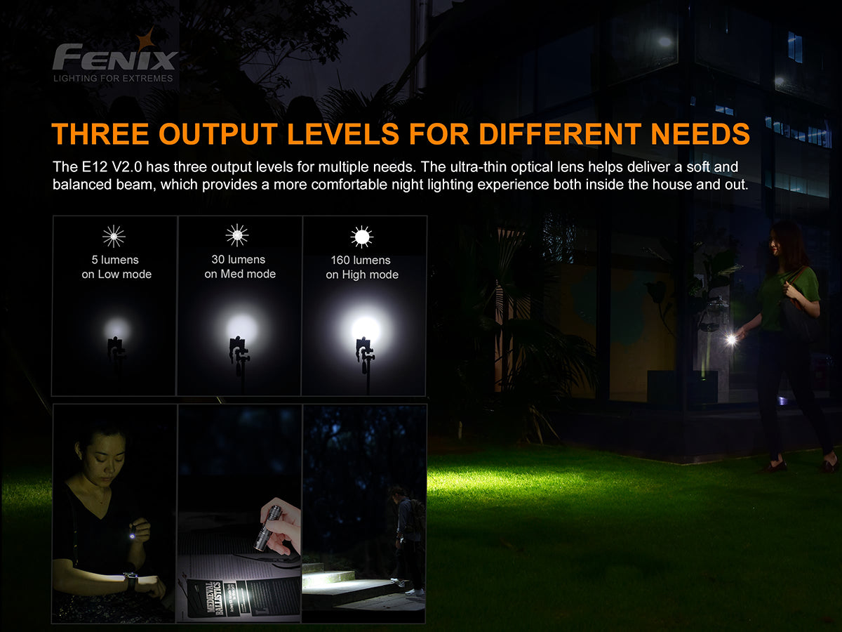 E12 Torch V2.0 (160 lumens)