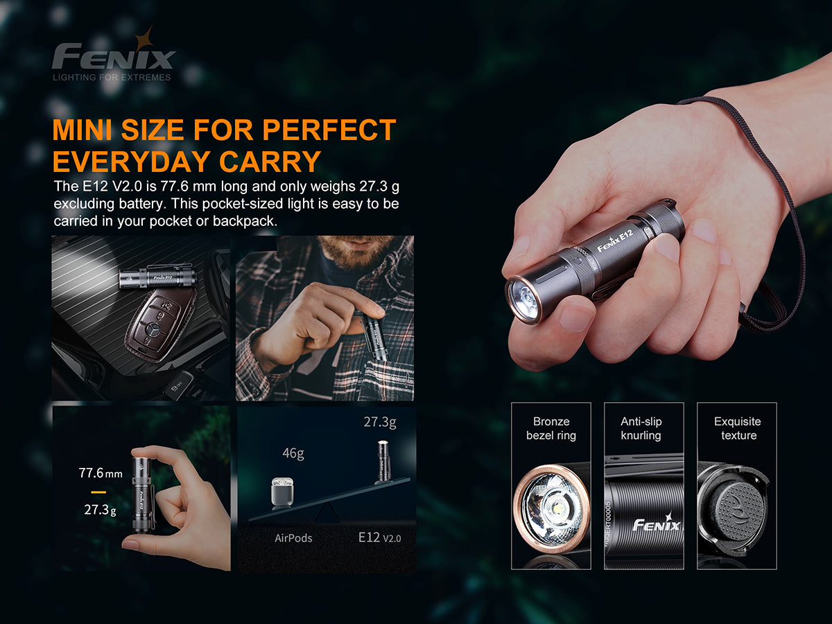 E12 Torch V2.0 (160 lumens)