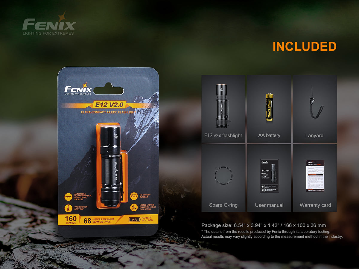 E12 Torch V2.0 (160 lumens)