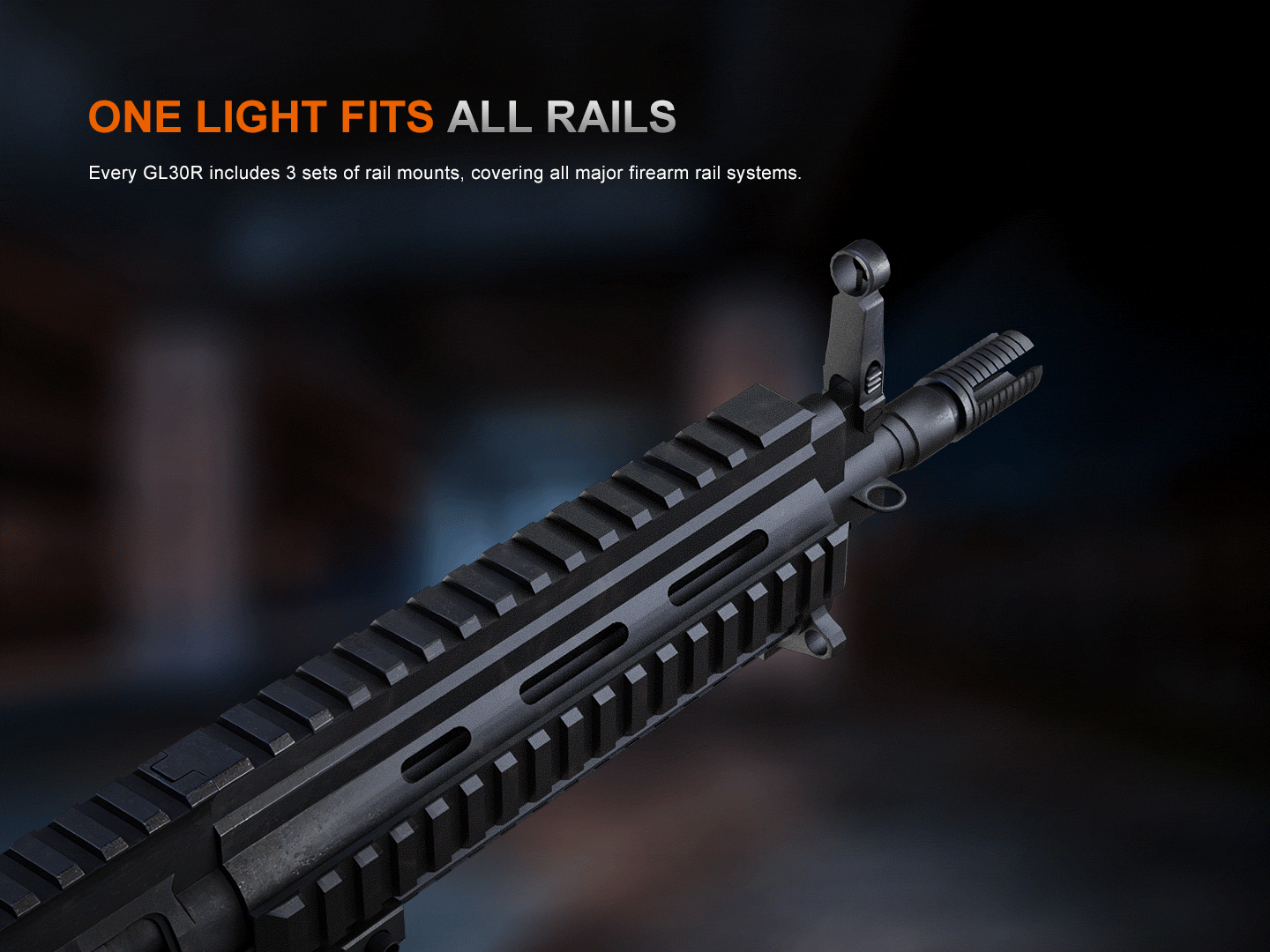 Fenix - Tactical Light GL30R, Black
