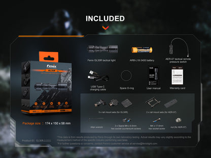 Fenix - Tactical Light GL30R, Black