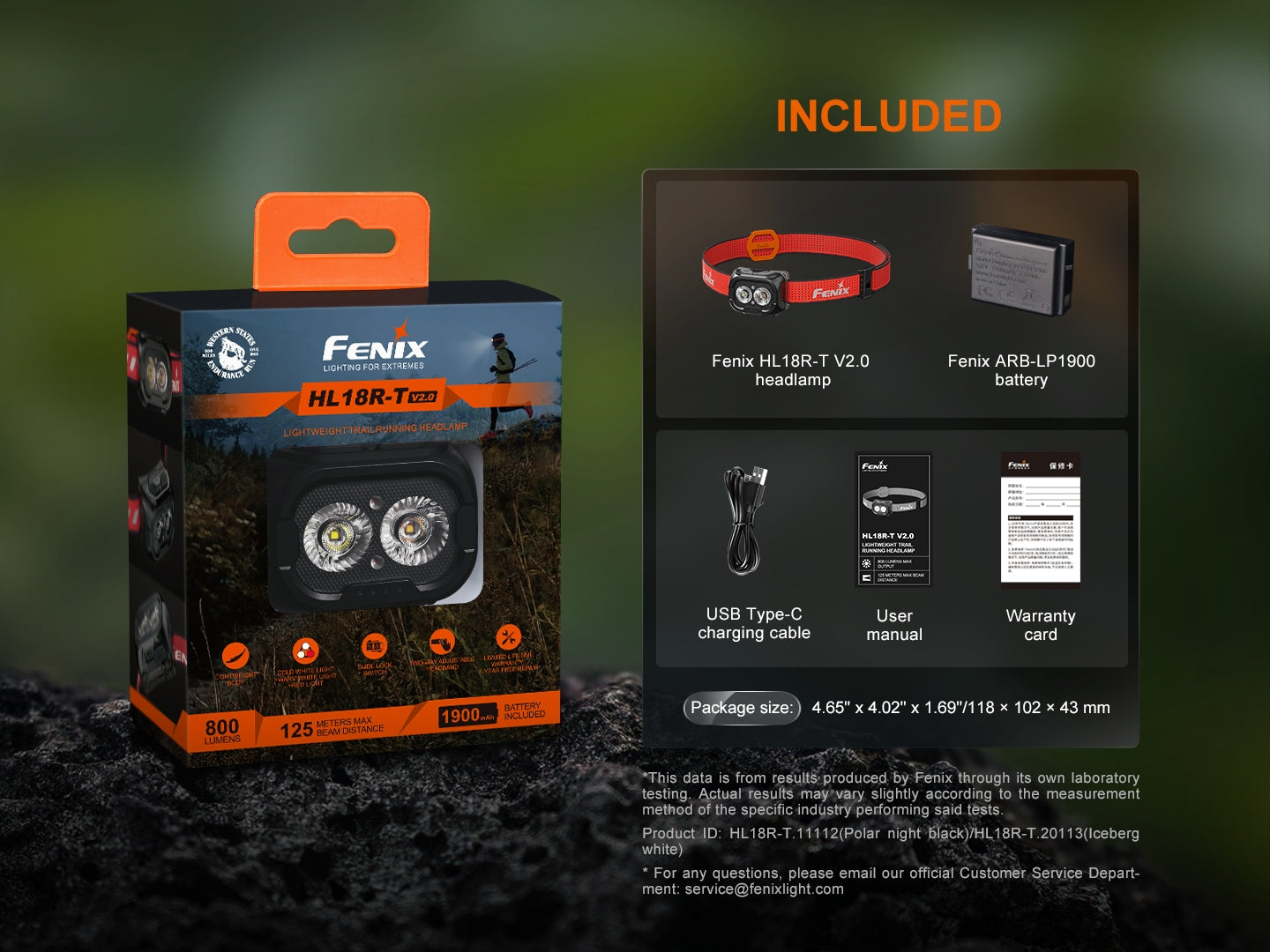 HL18R-T V2.0 Headlamp (800 lumens)