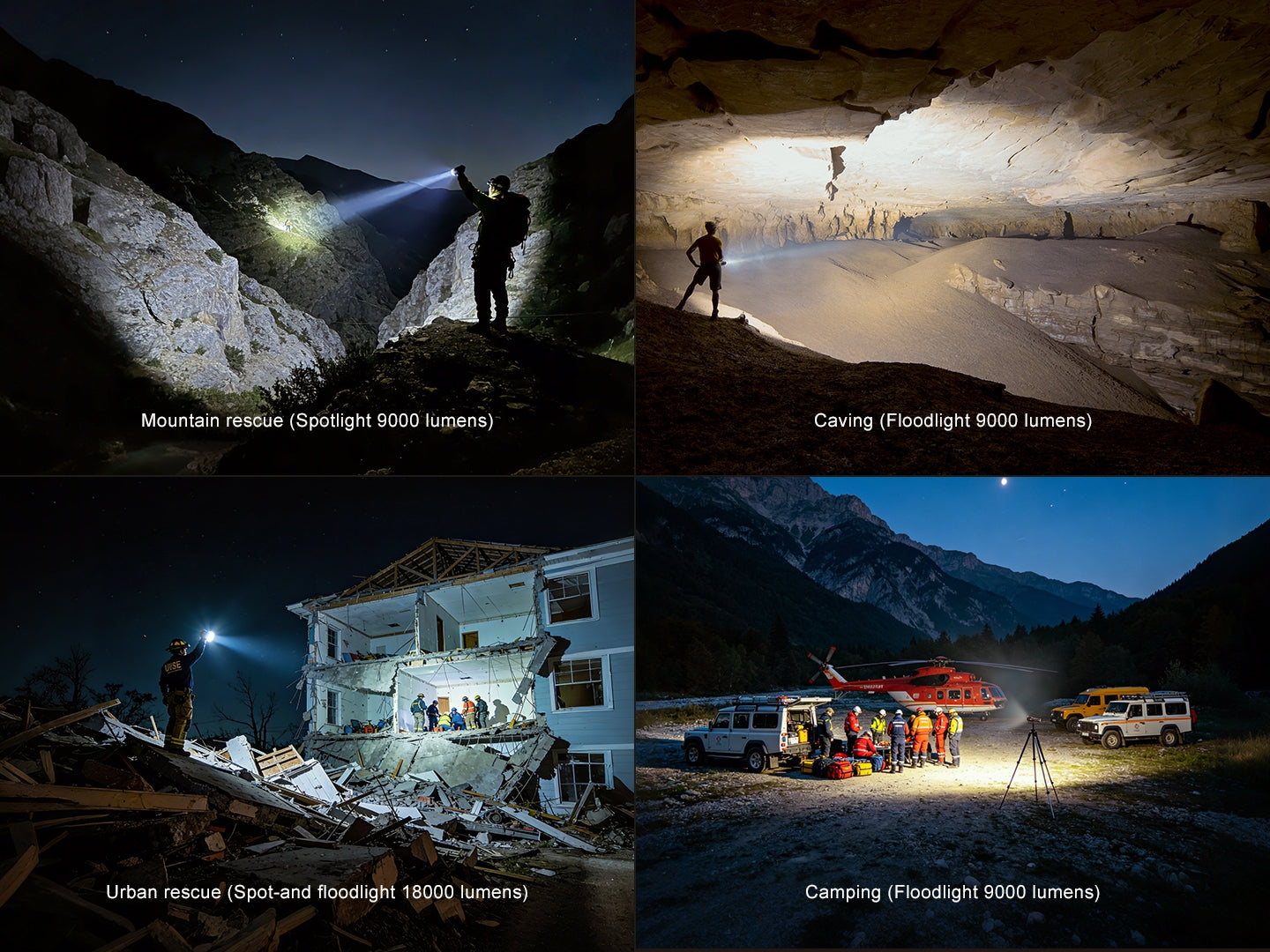 LR50R V2.0 Flashlight (18,000 lumens)