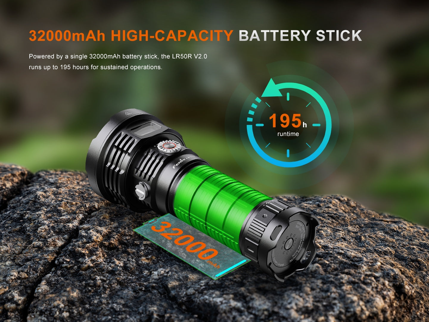 LR50R V2.0 Flashlight (18,000 lumens)