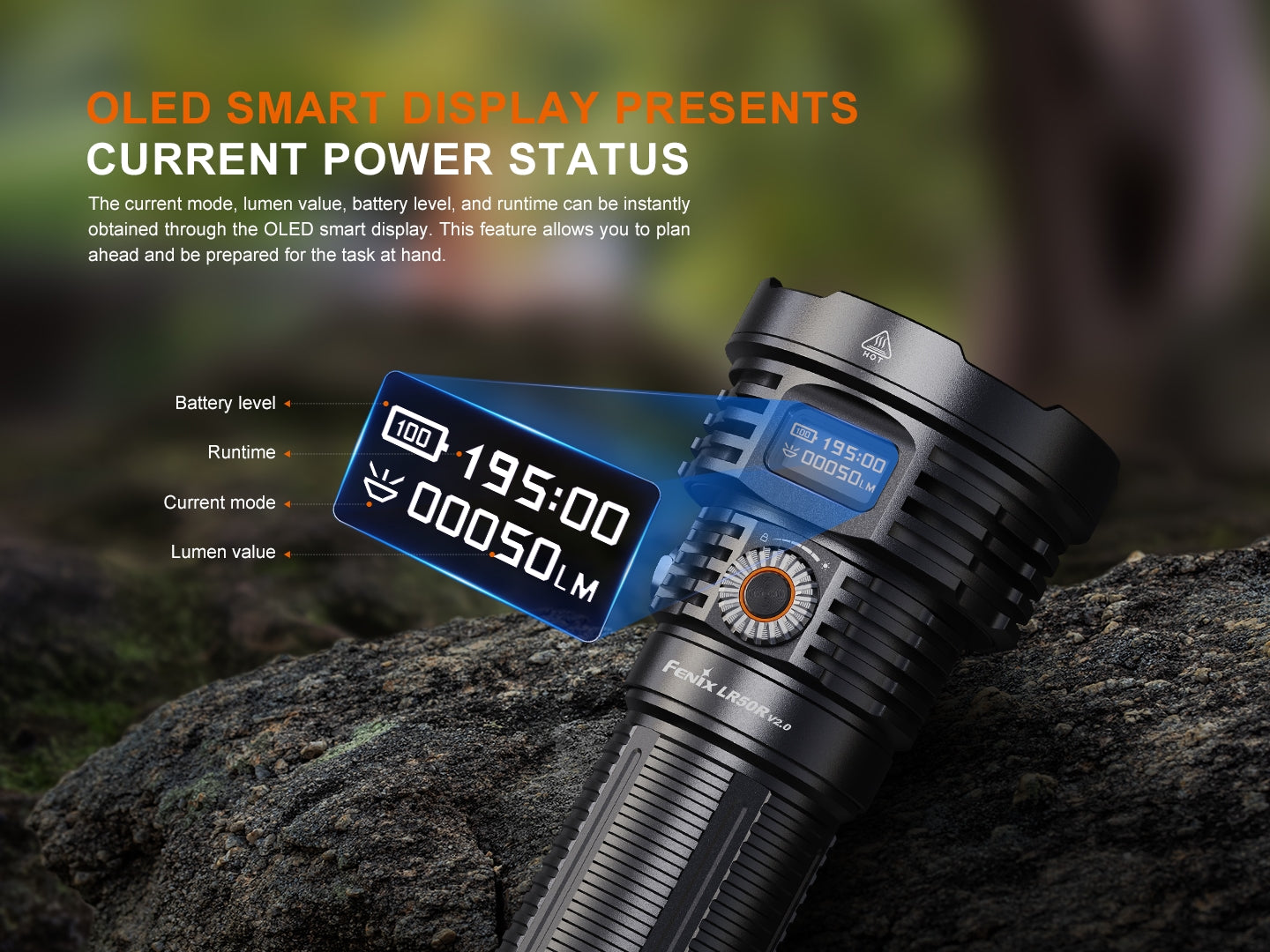 LR50R V2.0 Flashlight (18,000 lumens)