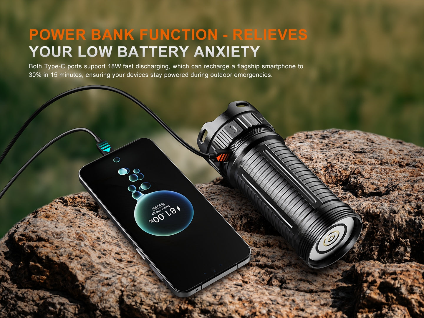LR50R V2.0 Flashlight (18,000 lumens)