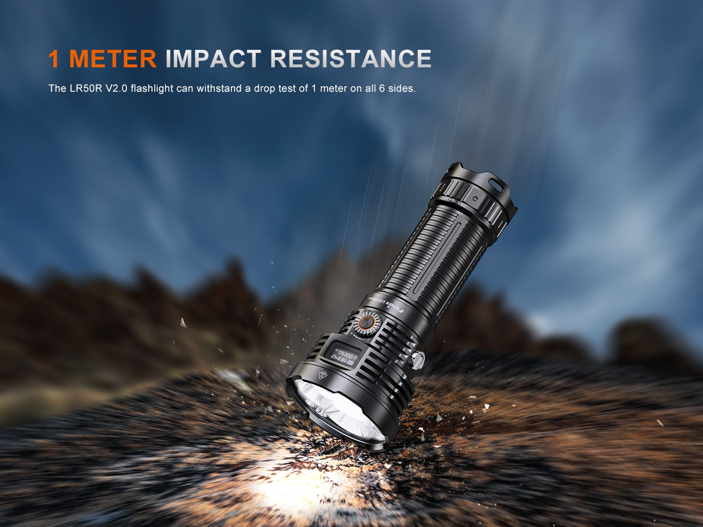 LR50R V2.0 Flashlight (18,000 lumens)