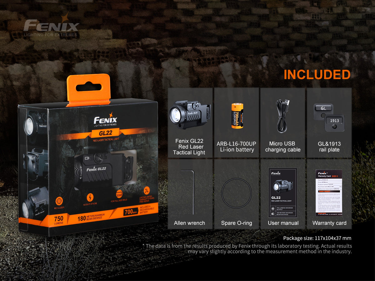 Fenix - Tactical Light GL22, Black