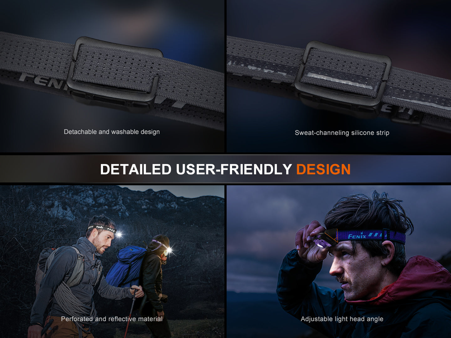 HL12R V2.0 Headlamp - Gun Grey (500 Lumens)