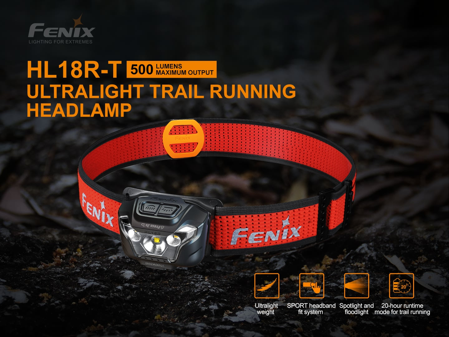 HL18R-T Headlamp (500 lumens)