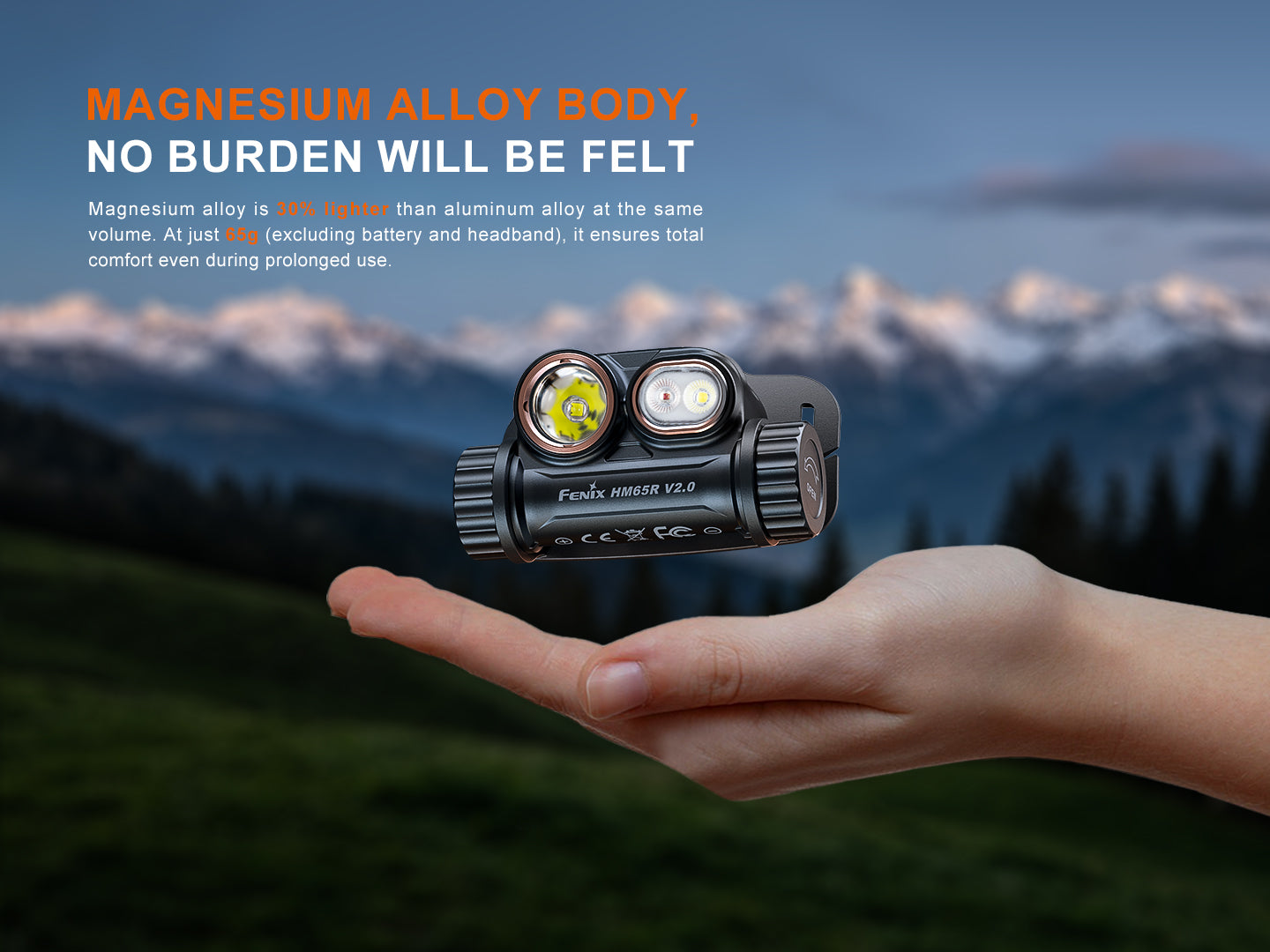 HM65R V2.0 Headlamp (2200 lumens)