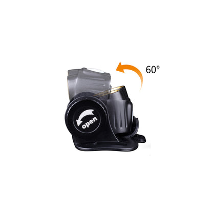 Fenix HM65R headlamp tilt function