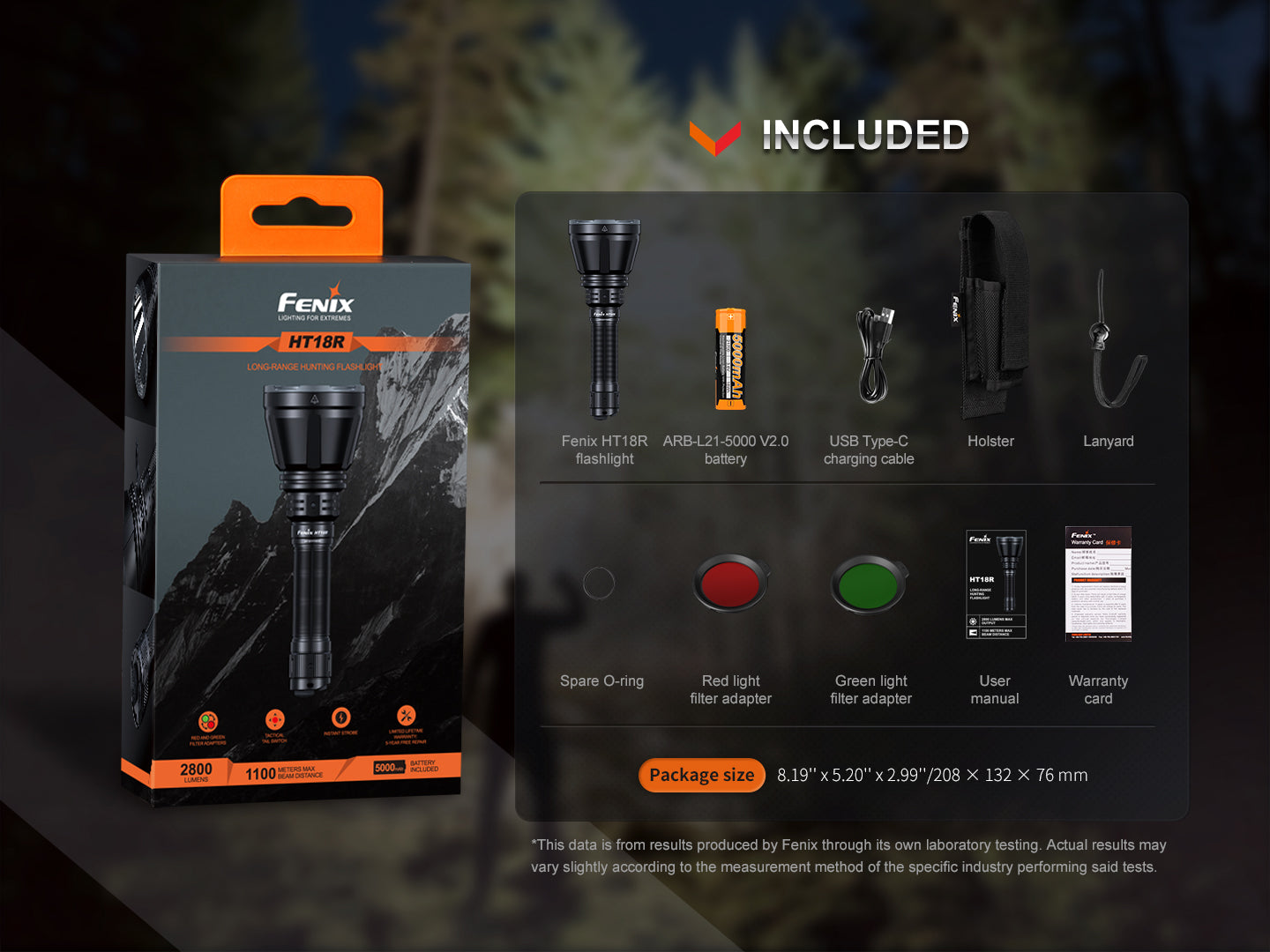 HT18R Torch (2,800 lumens)