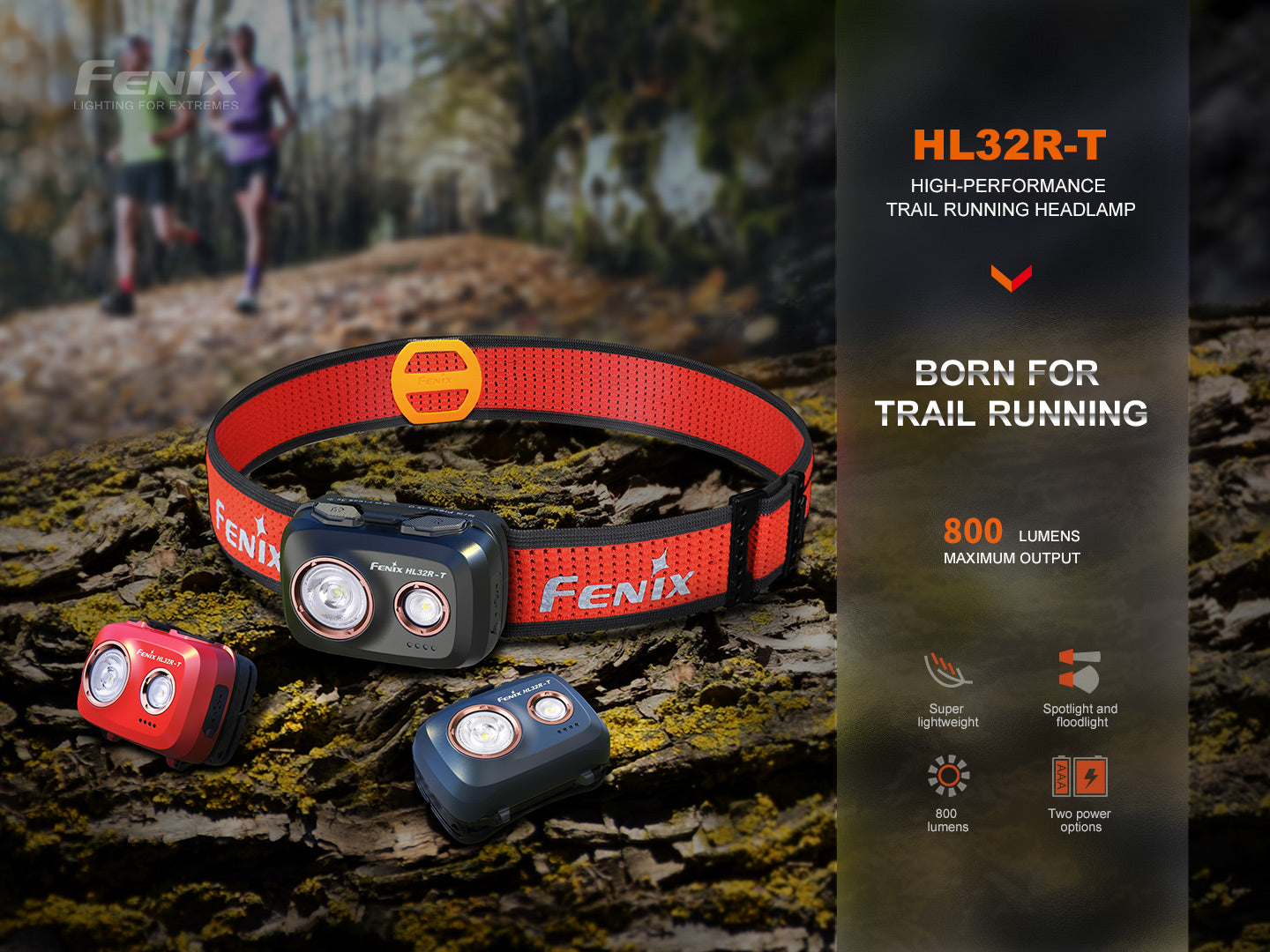 HL32R-T Headlamp (800 lumens) – Fenix
