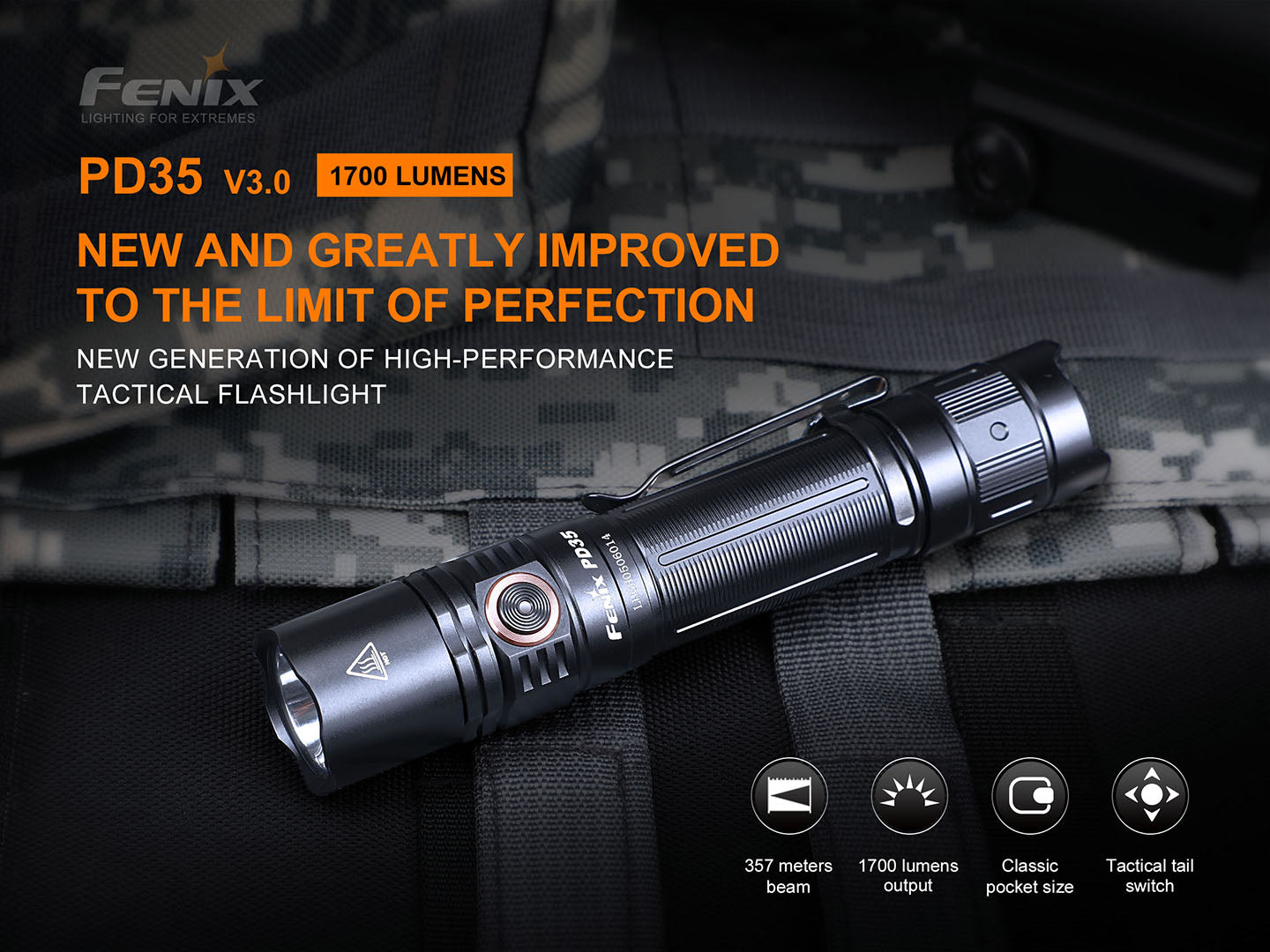 PD35 Torch V3.0 (1,700 lumens)
