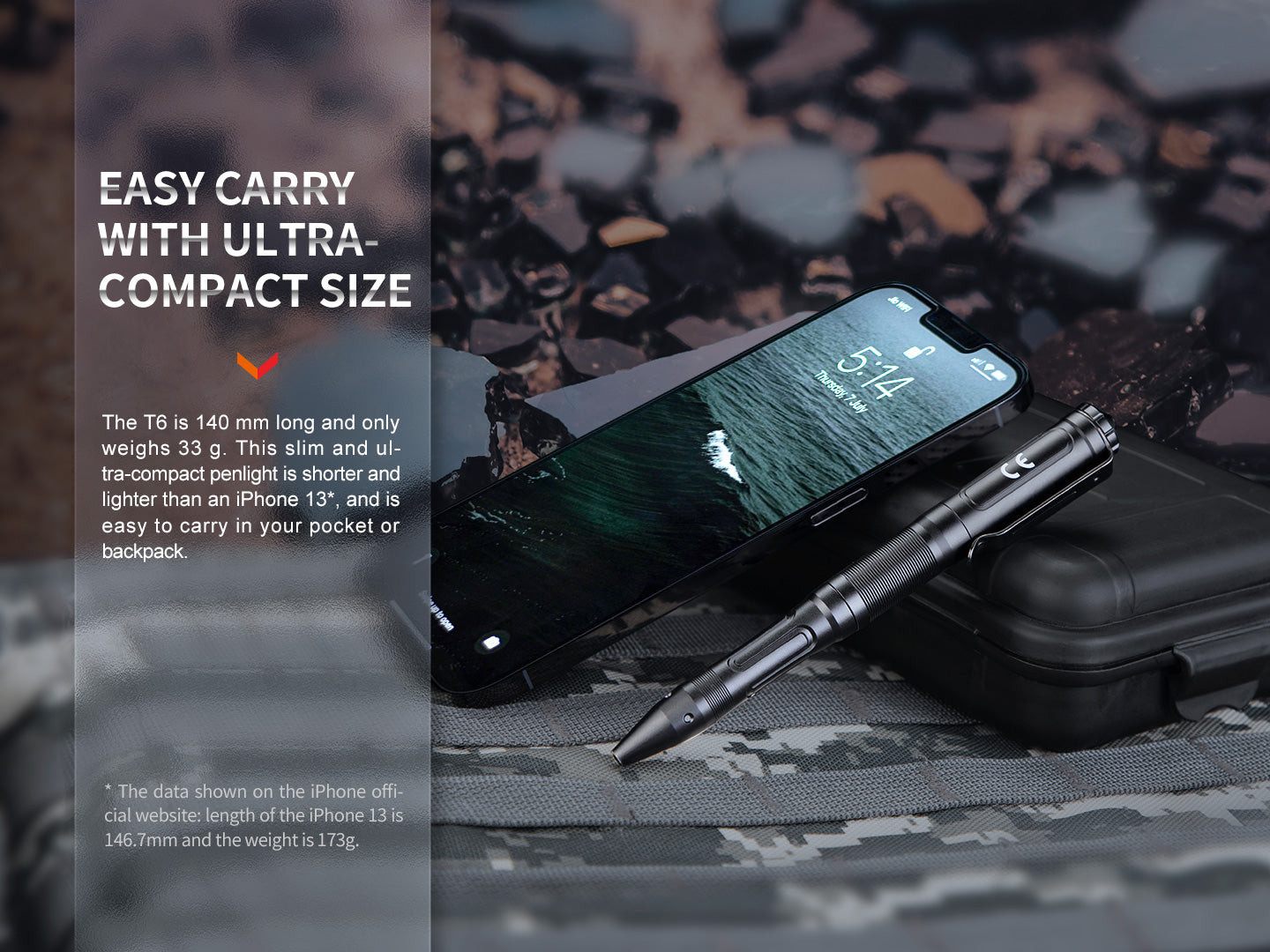T6 Tactical Penlight (80 lumens)