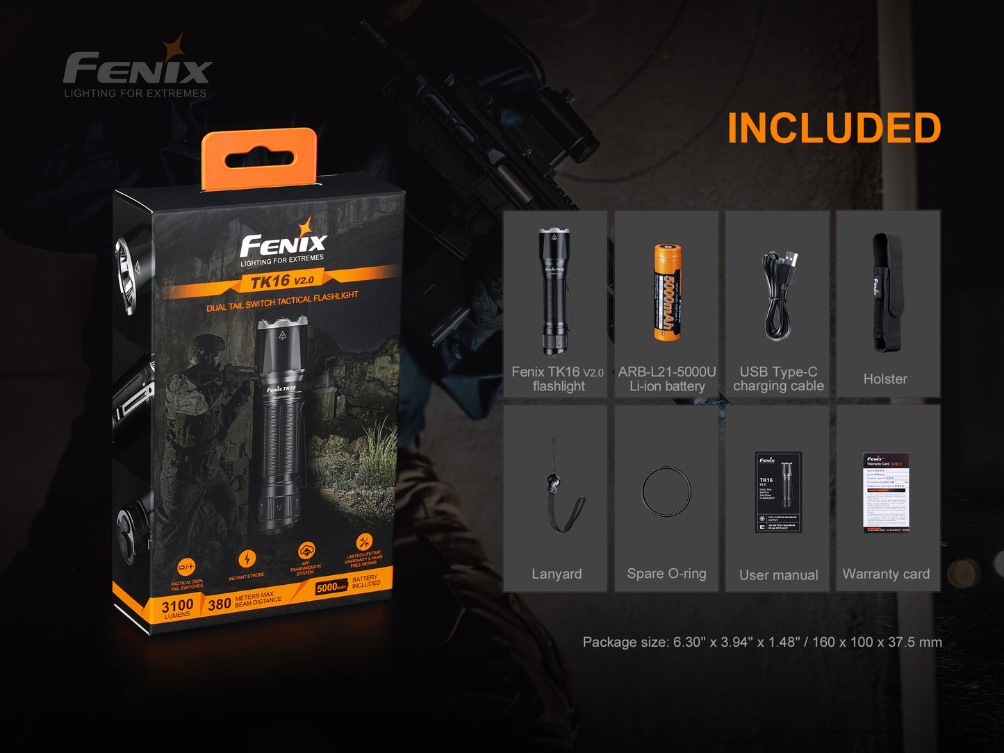 TK16 V2.0 Torch (3,100 lumens)