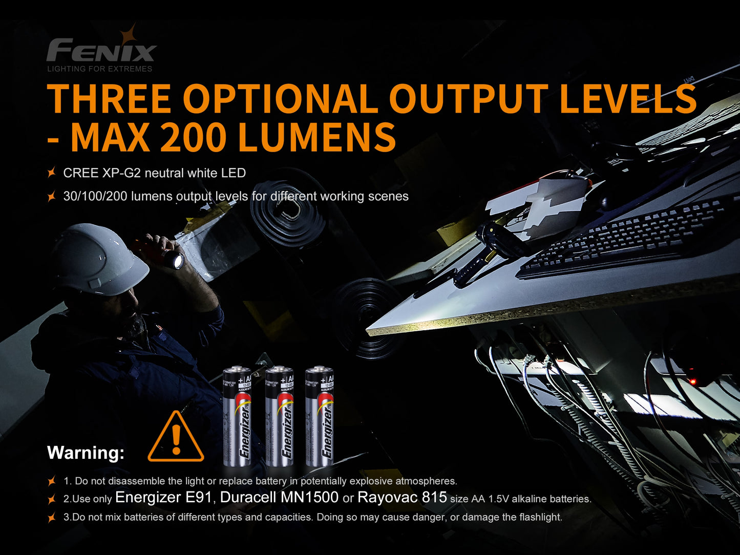 WF11E Torch - Intrinsically Safe (200 lumens)