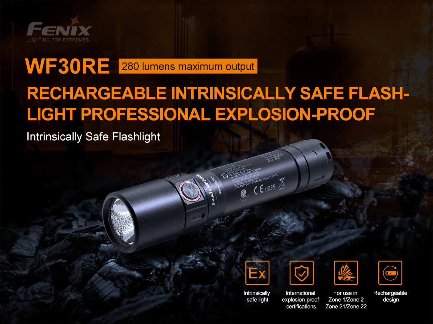 WF30RE Torch (280 lumens)