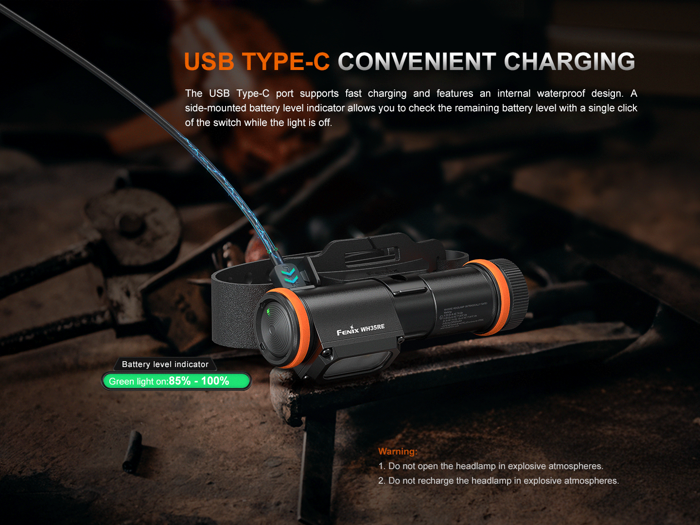 WH35RE Headlamp (280 Lumens)