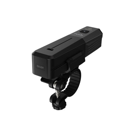 Black Fenix BC22R Bike Light mount with 'Enjoy' on a white background