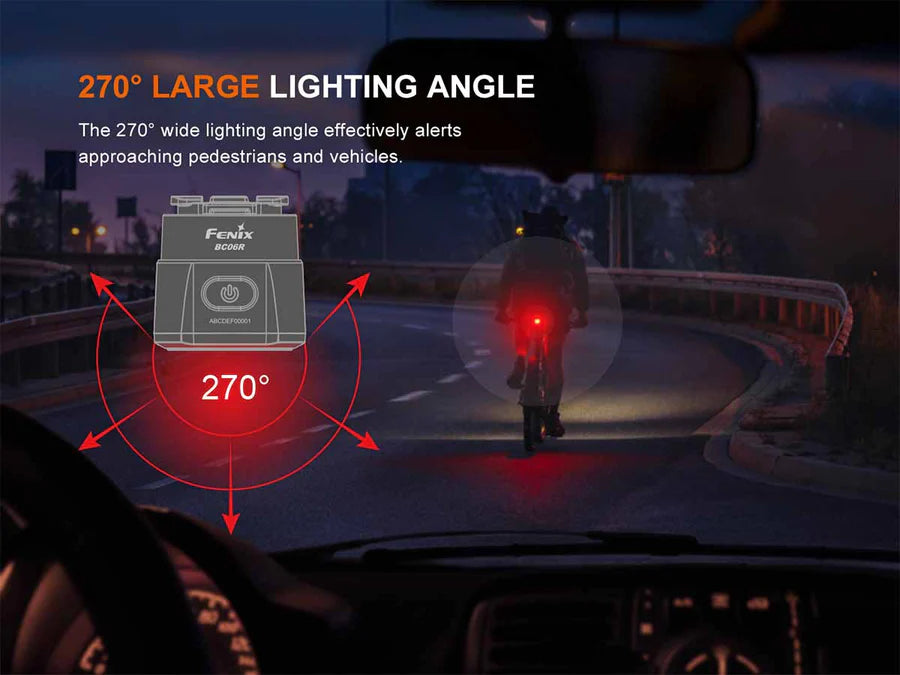 BC06R Bike Tail Light (90 lumens)